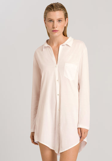 77958 Cotton Deluxe Boyfriend Sleepshirt - 1334 Crystal Pink